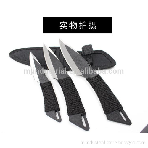 3pc-set outdoor survival knife, hunting knife, dive knife.